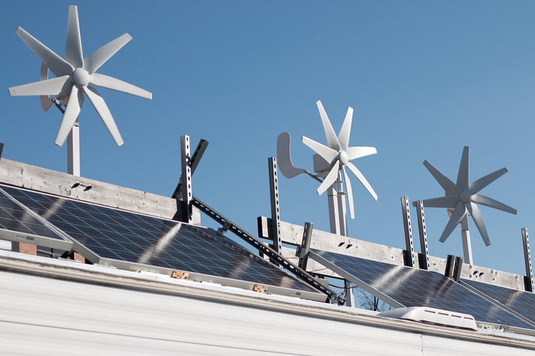 Solar Mobile Windmill & Panels